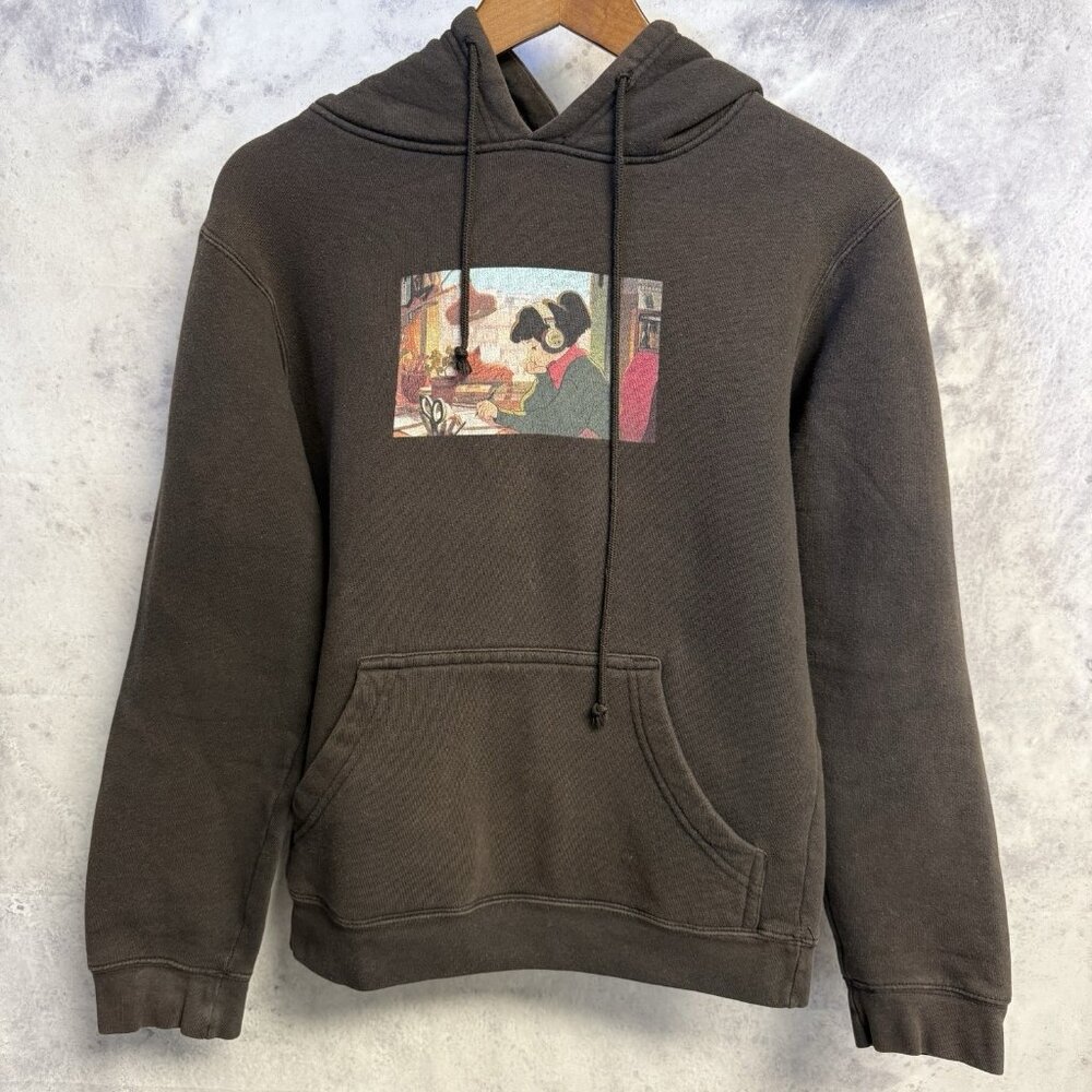 Lofi Girl Hoodie Sweatshirt Mens Small Black Hip Hop